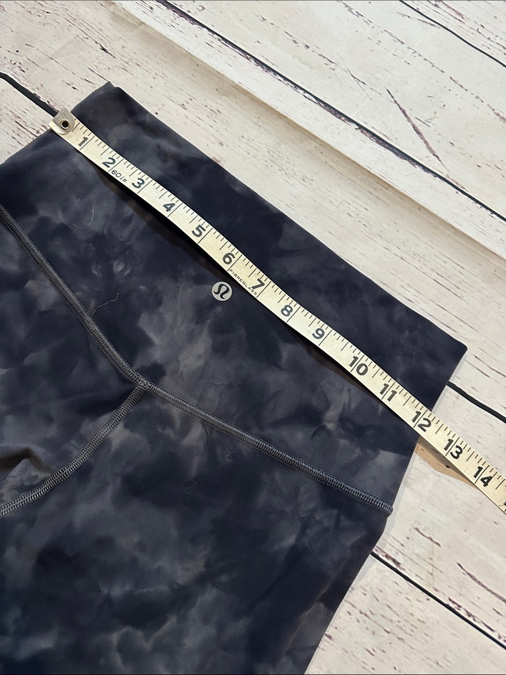 lululemon athletica Black Tie-Dye High-Rise Bike Shorts - Picture 3 of 6